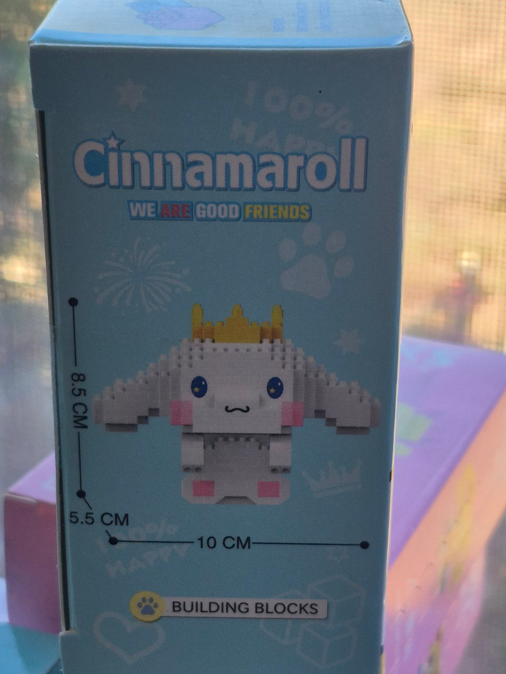 White Puppy Building Block Kit – Crown Puppy Phone Stand, 360 Pieces (P1131)