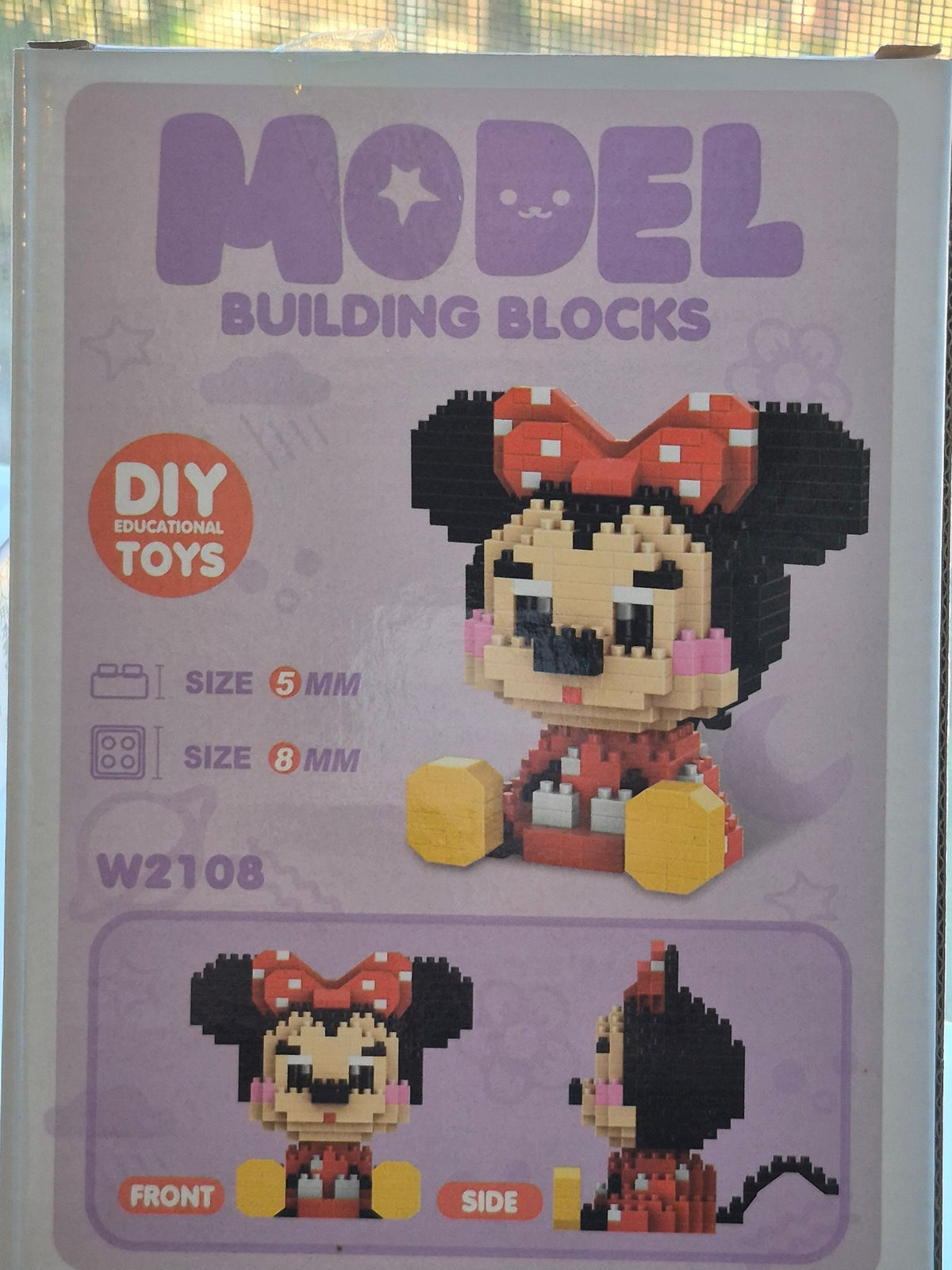 Sitting Mouse Micro Building Block Kit – 426 Pieces (W2108)