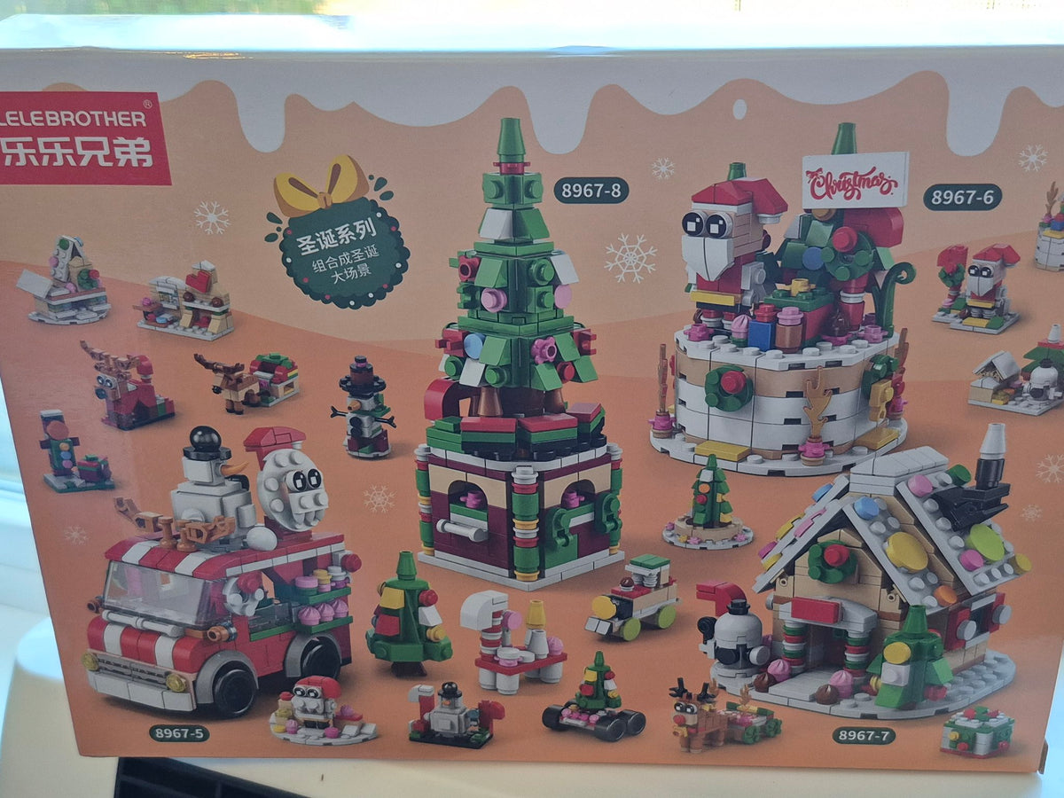 Christmas Truck Building Block Kit – 6-in-1, 273 Pieces (8967-5)