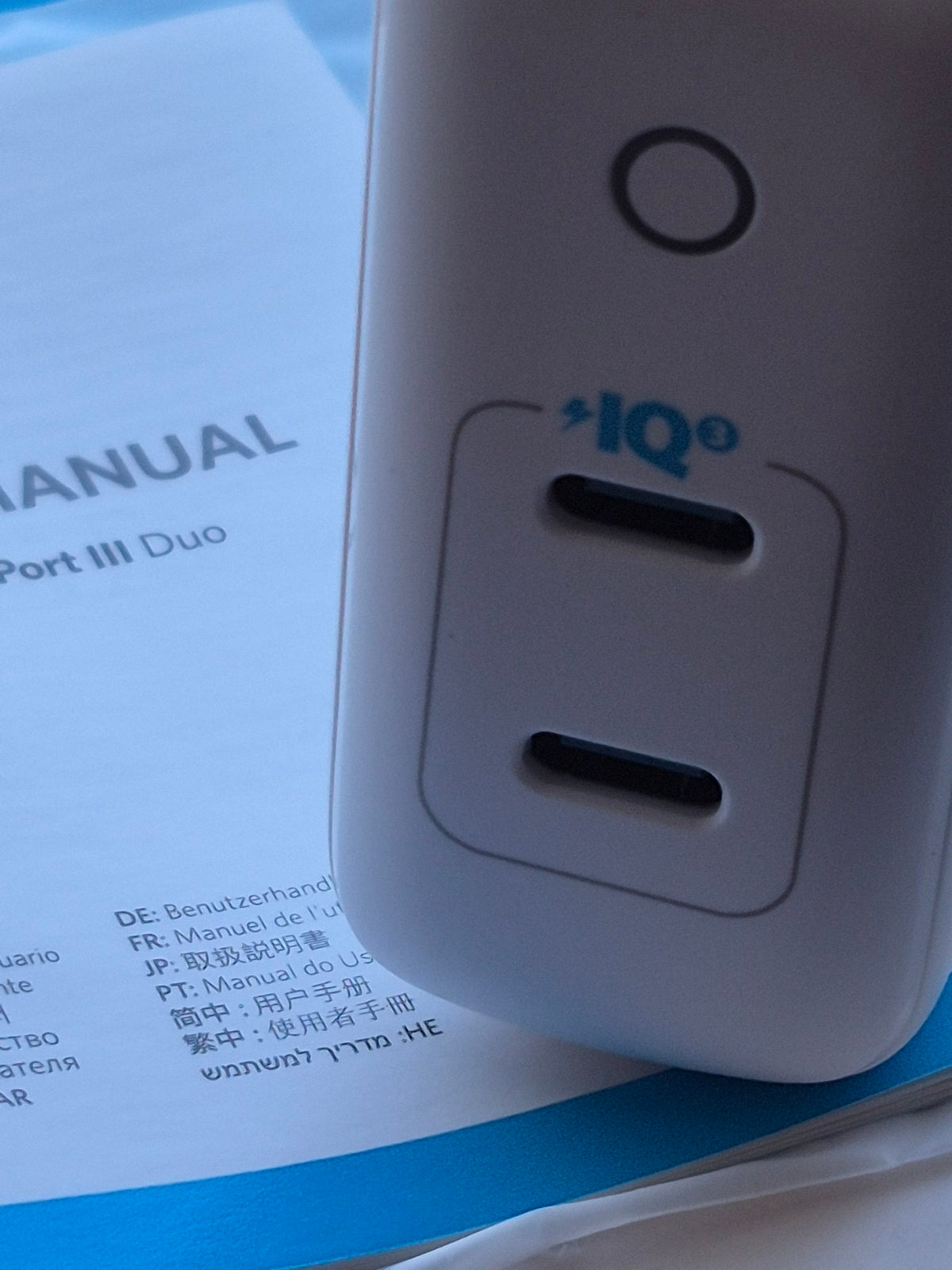 Anker PowerPort III Duo 40W USB-C Charger – Dual Port Fast Charger