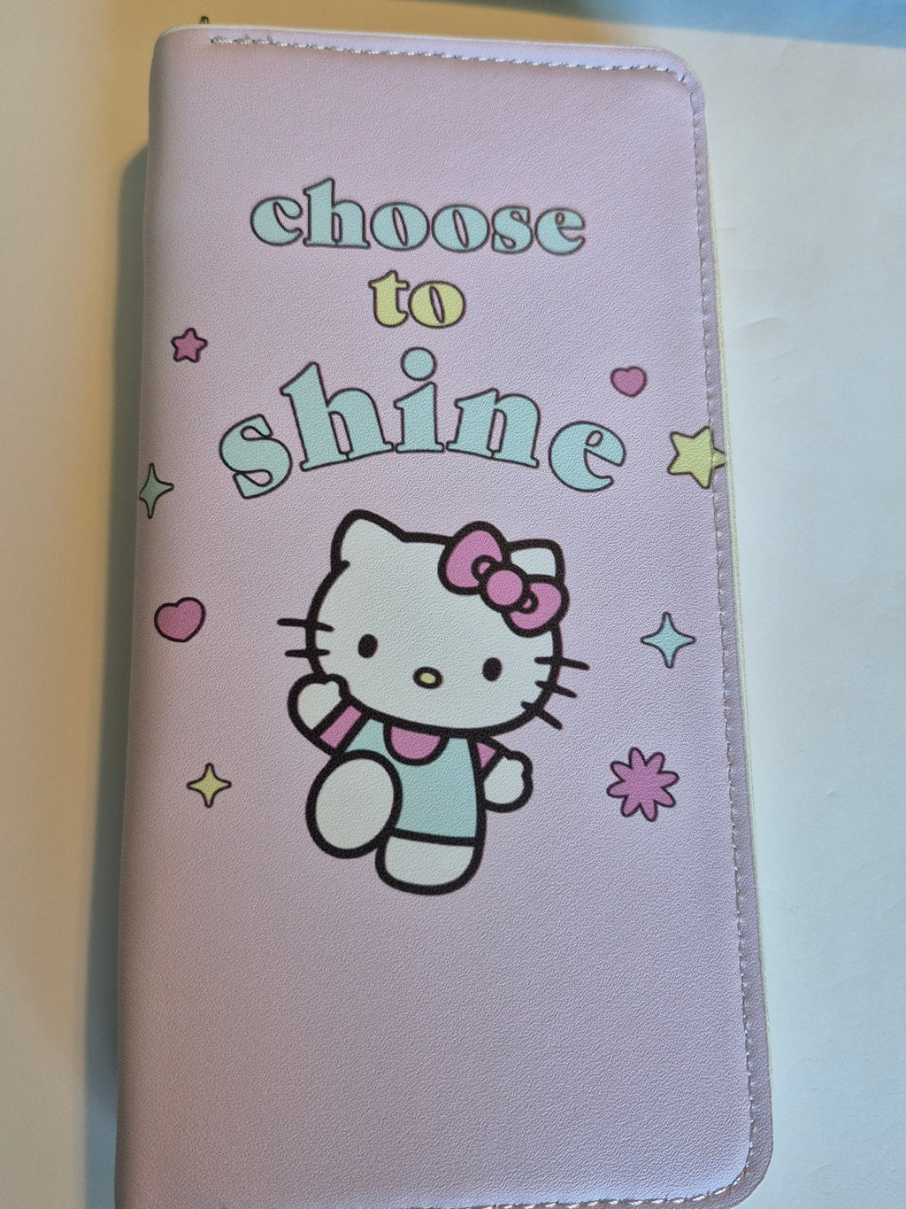 Hello Kitty Zip-Around Wallet – Choose to Shine, Pink