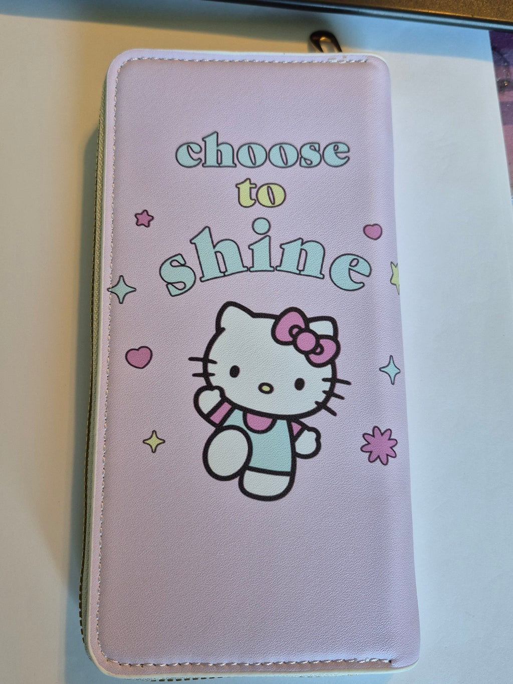 Hello Kitty Zip-Around Wallet – Choose to Shine, Pink