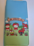 Sanrio Zip-Around Wallet – Strawberry Farm Friends