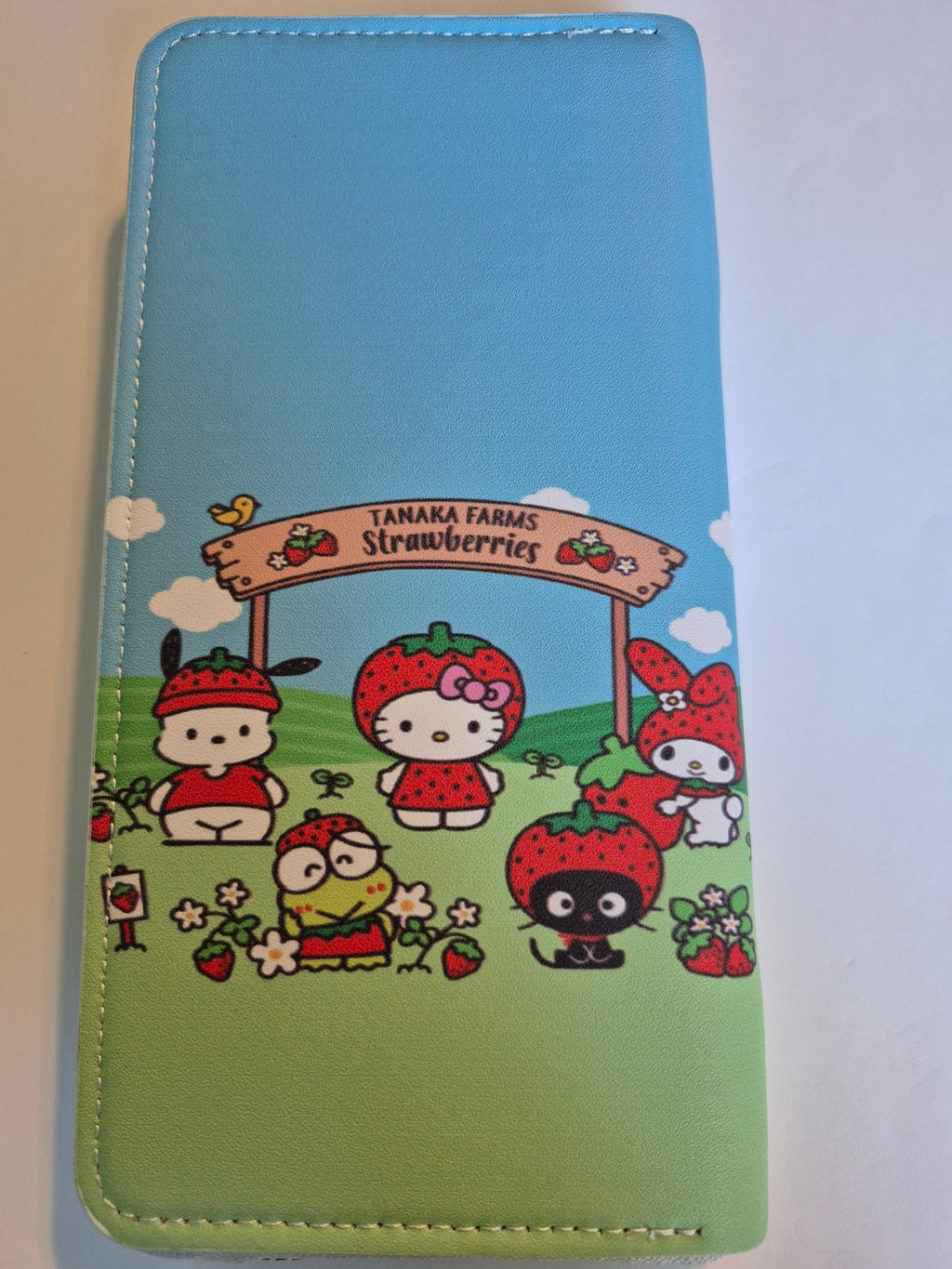 Sanrio Zip-Around Wallet – Strawberry Farm Friends