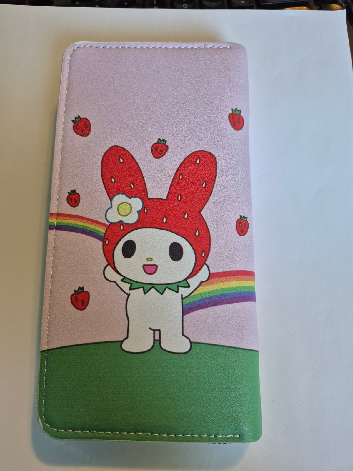 My Melody Zip-Around Wallet – Strawberry Rainbow