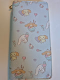 Cinnamoroll Zip-Around Wallet – Ice Cream Sweets, Light Blue