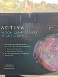 Activa Moon Lamp Galaxy Night Light – 16 Colors with Remote & Stand