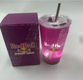 Red Bull Light-Up Tumbler with Straw & Gift Box – Pink