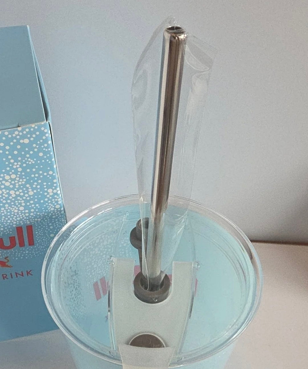 Red Bull Light-Up Tumbler with Straw & Gift Box – Green