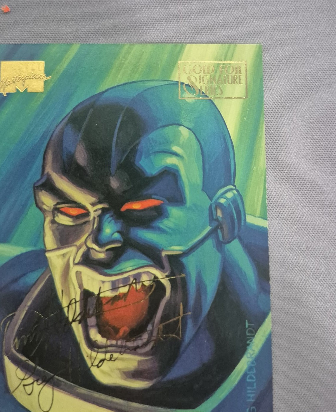 1994 Marvel Masterpieces Apocalypse #1 Gold Foil Signature Series