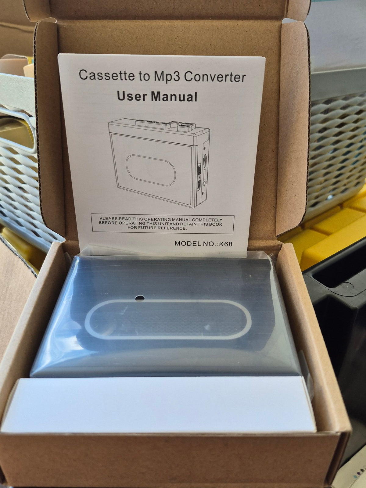 Cassette to MP3 Converter box with user manual