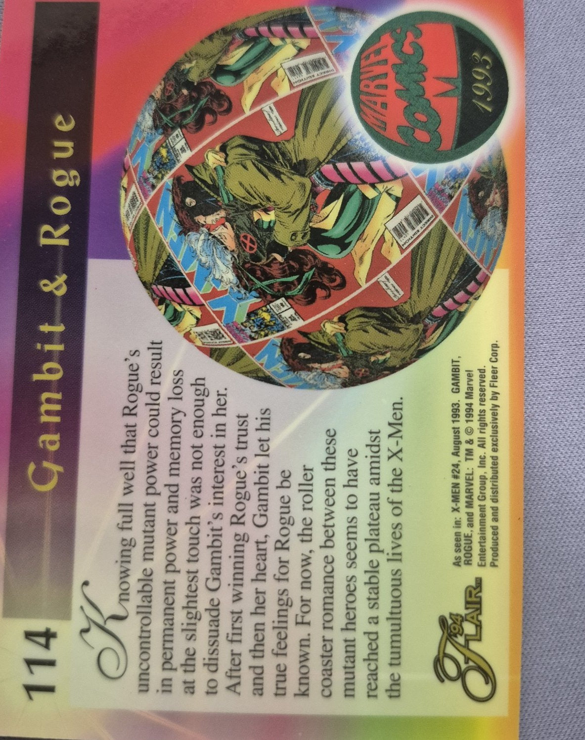 1994 Flair Gambit & Rogue #114
