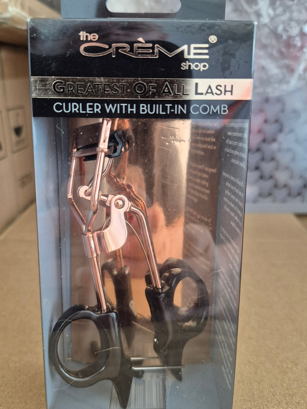 The Crème Shop Greatest of All Lash eyelash curler in rose gold