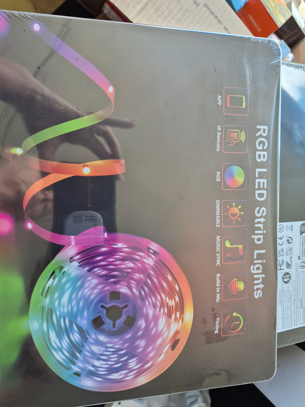 RGB LED Strip Lights box front