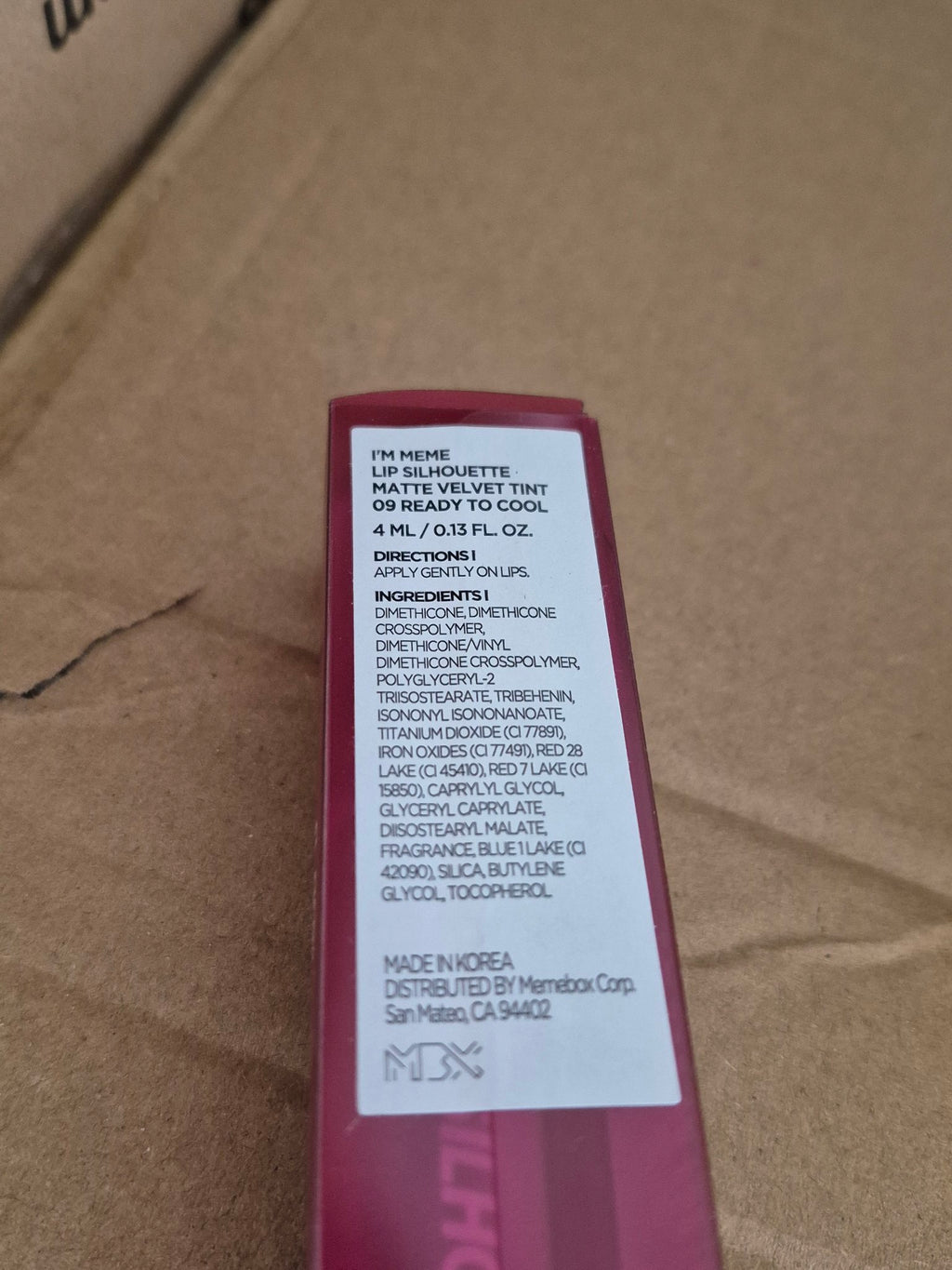 I'm Meme Lip Silhouette Matte Velvet Tint photo 3