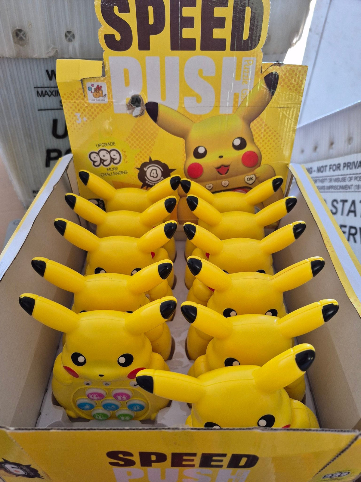 Pikachu Speed Push Game – Electronic Pop Puzzle Toy