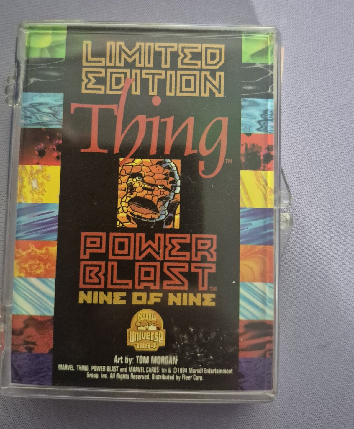 1994 Marvel Universe Power Blast Complete 9-Card Set