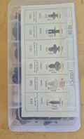100pc Car Push Retainer Clip Assortment Kit – Bumper, Fender & Trim Fasteners