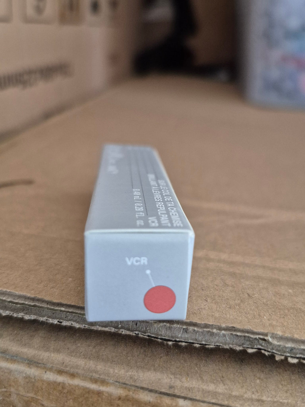 r.e.m. beauty On Your Collar plumping lipgloss, box side
