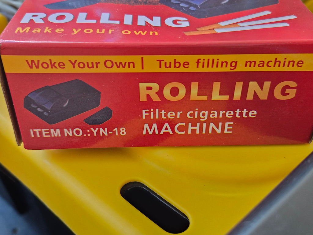 Rolling Machine – Make Your Own Filter Cigarette Tube Filler, side of box