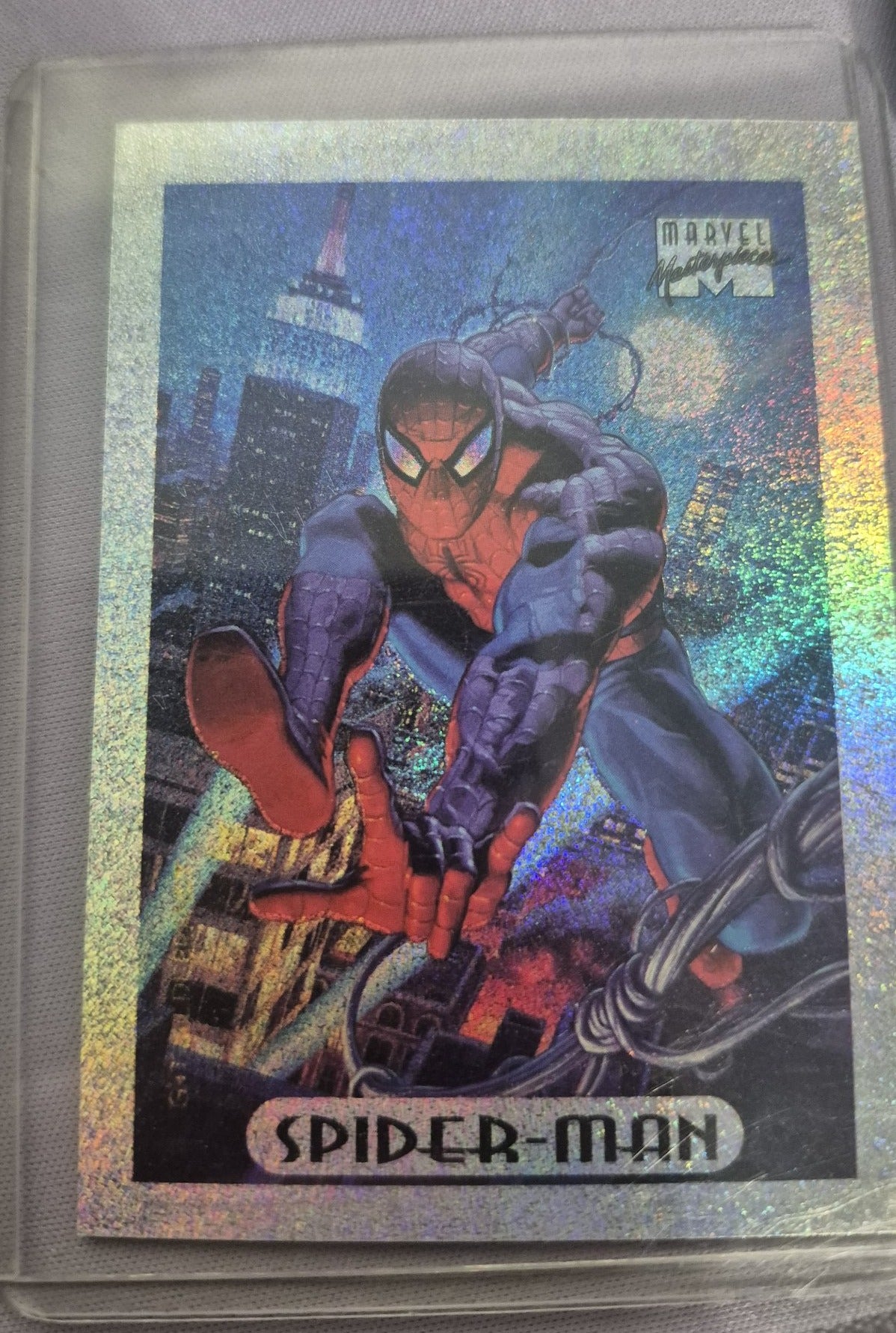 1994 Marvel Masterpieces Spider-Man Silver Holofoil #8 of 10