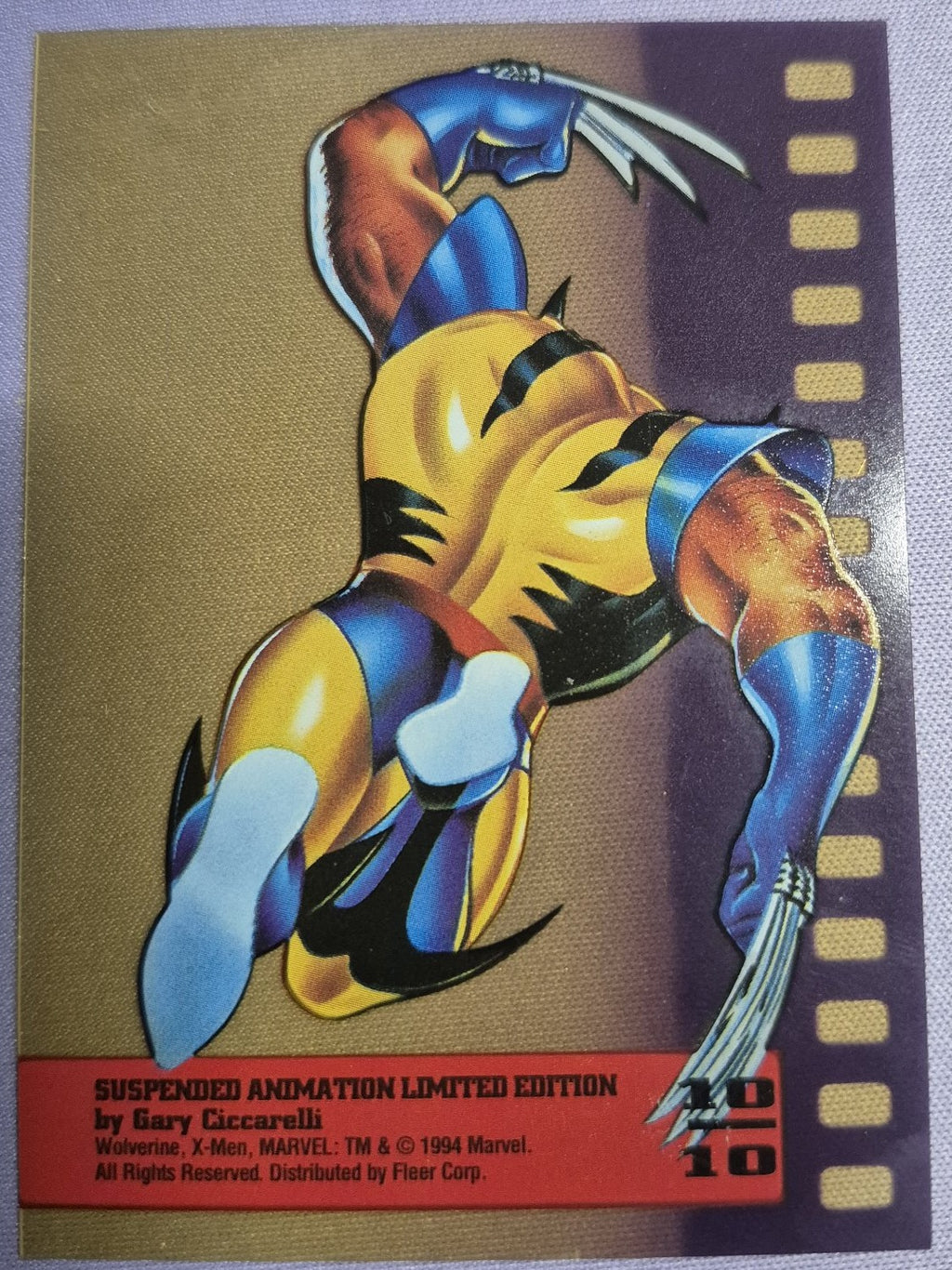 1994 Marvel Universe Wolverine Suspended Animation #10 of 10