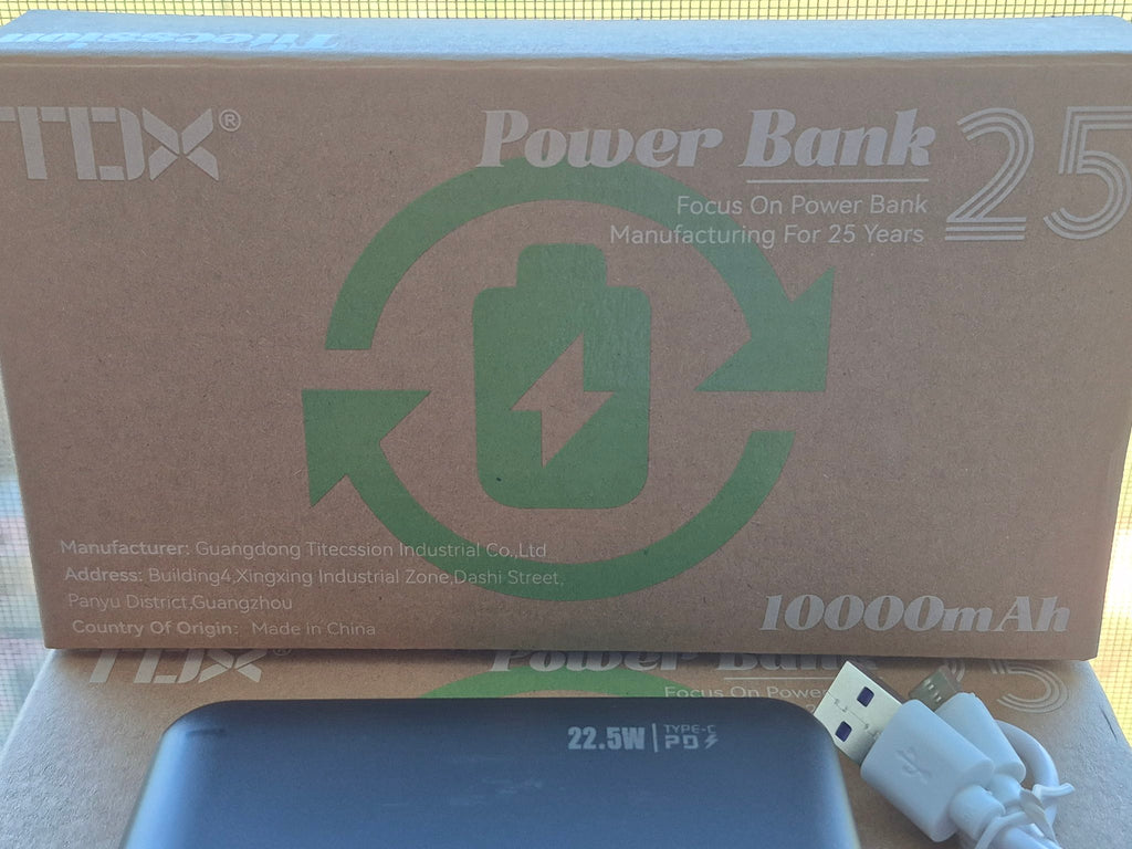 TDX Power Bank 25 - 10000mAh 22.5W