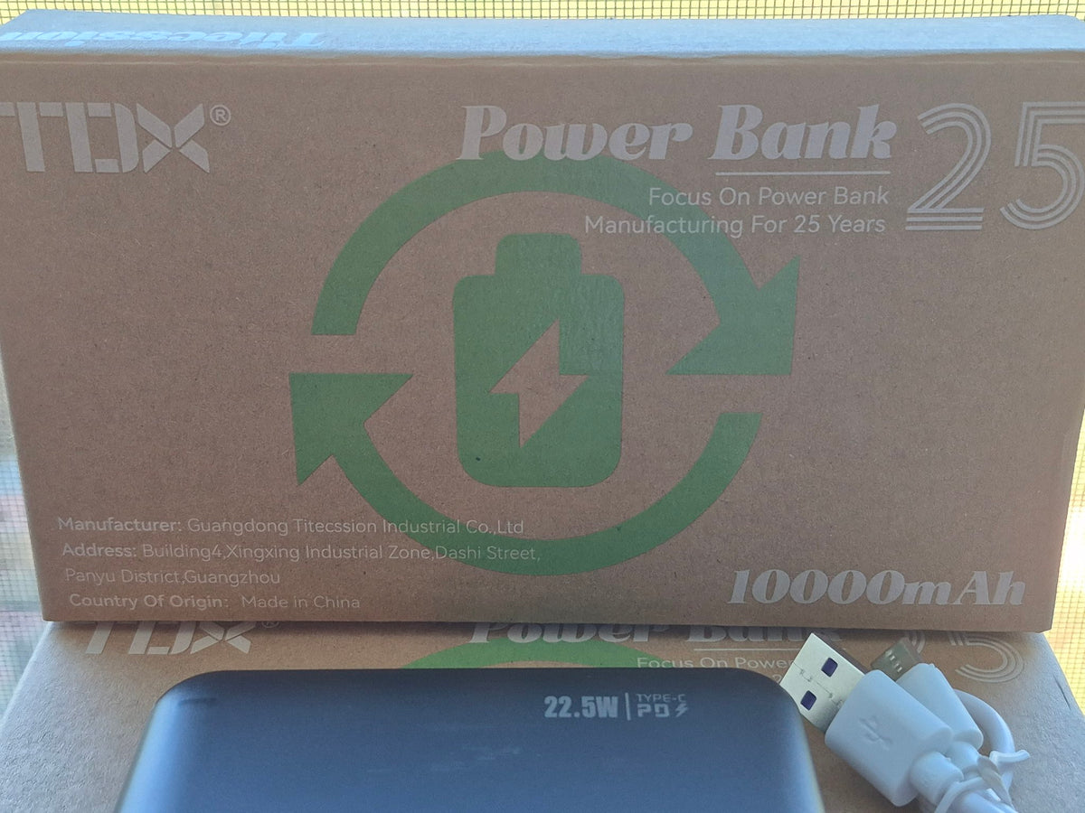 TDX Power Bank 25 - 10000mAh 22.5W