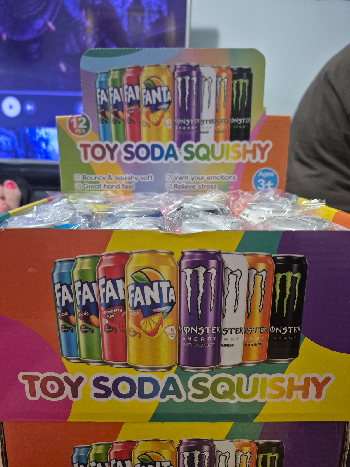 Toy Soda Squishy - soda can squeeze toy
