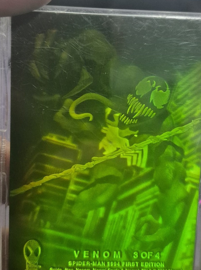 1994 Fleer Spider-Man Venom Hologram Card #3 of 4